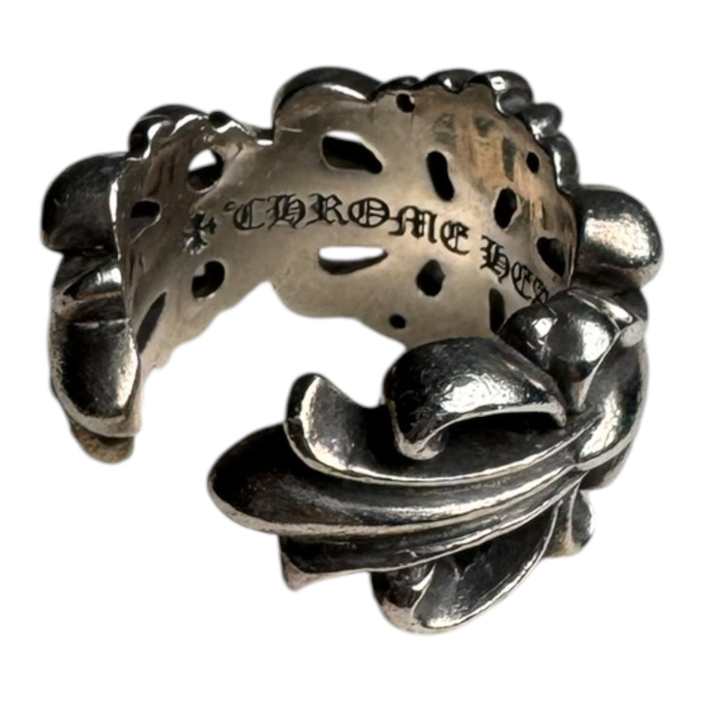 Chrome Hearts Double Floral Ring