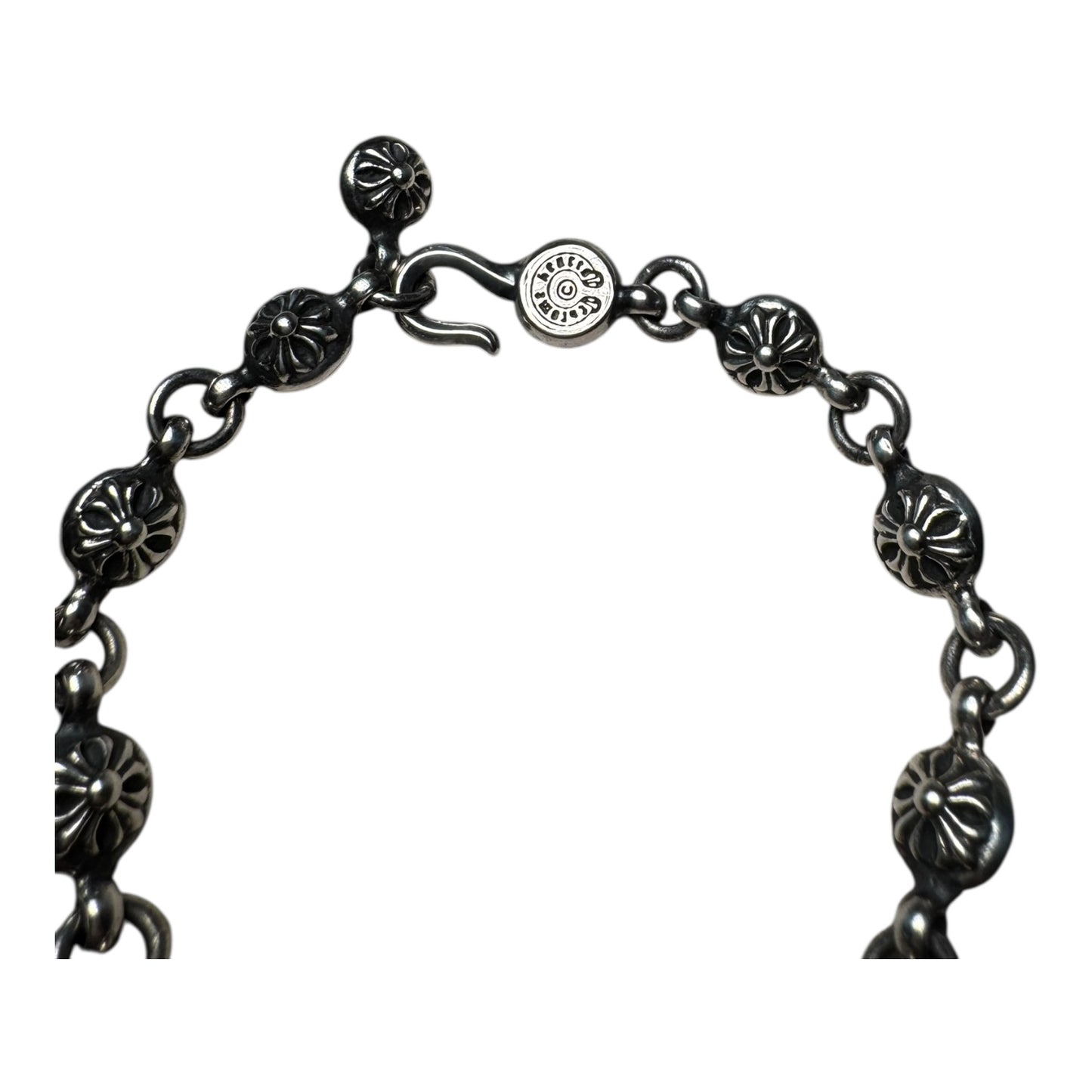 Chrome Hearts Crossball Cross Bracelet