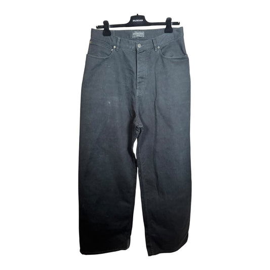 Balenciaga Black Baggy Denim