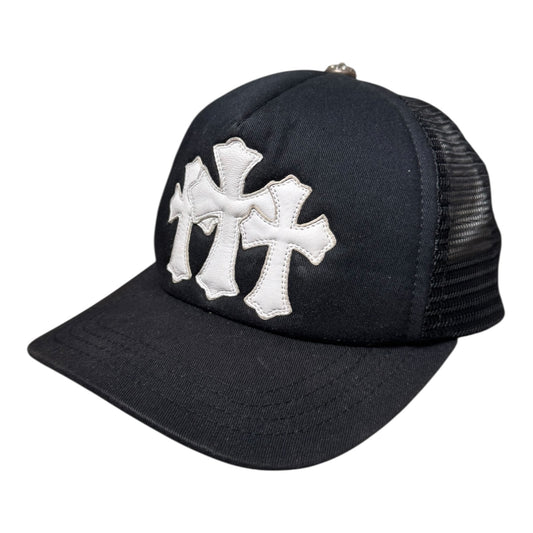 Chrome Hearts Triple Leather Cross Hat