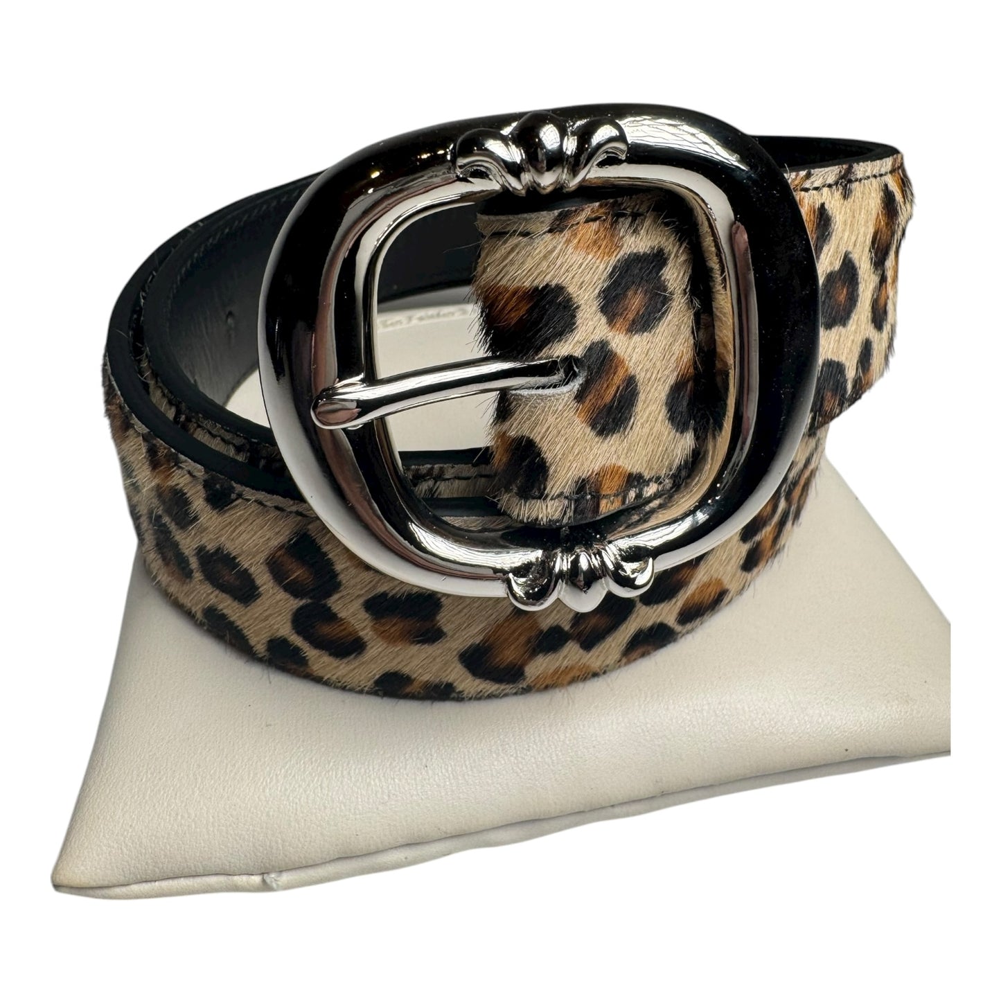 Chrome Hearts Cheetah Pony Hair Gunslinger Belt