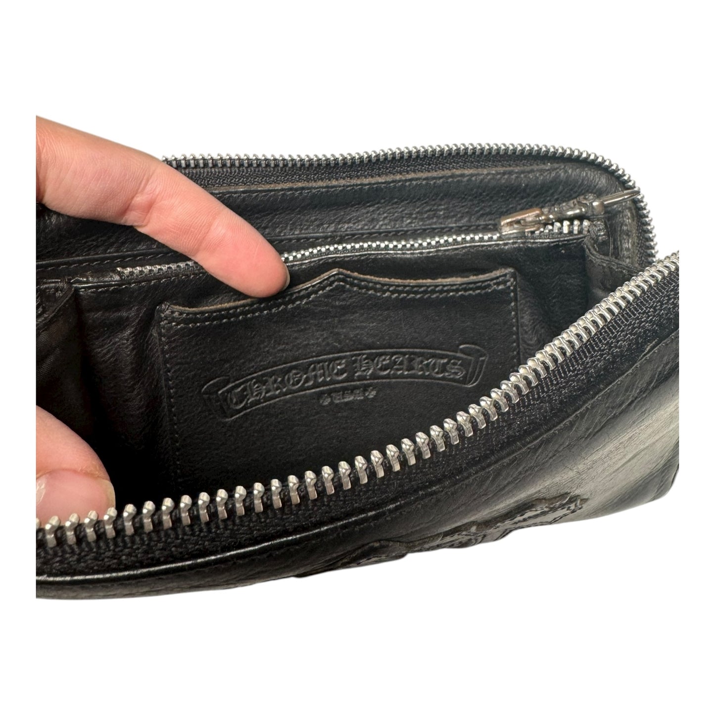 Chrome Hearts Cemetery Cross Patch Wallet