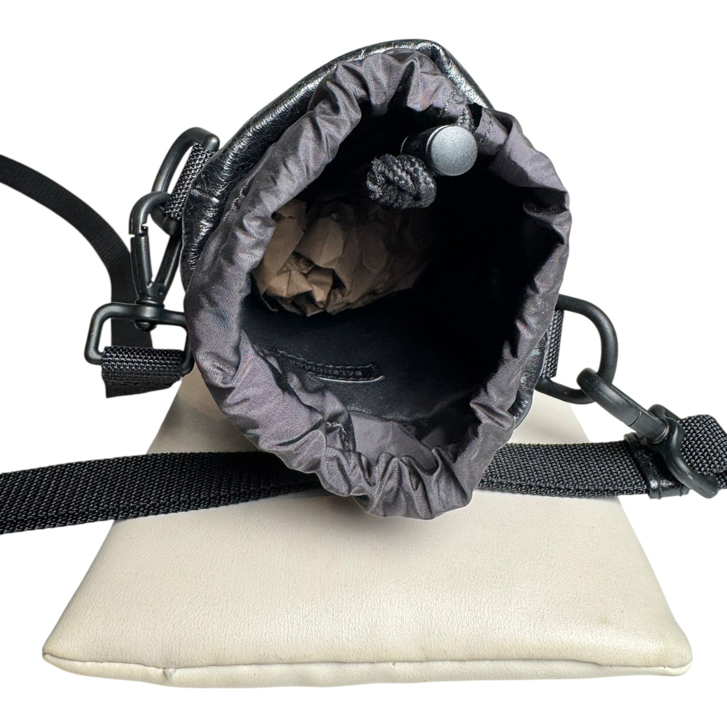 Balenciaga Leather Water Bottle Holder