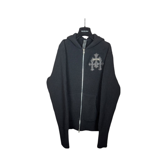 Chrome Hearts Bait & Tackle Cashmere Zip-Up Hoodie