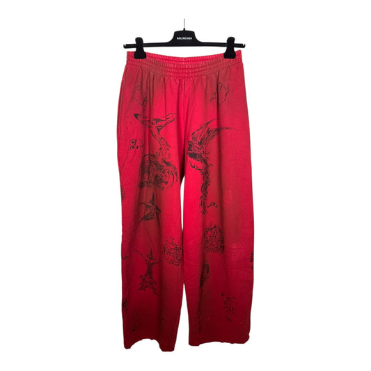 Balenciaga Distressed Tattoo Sweatpants