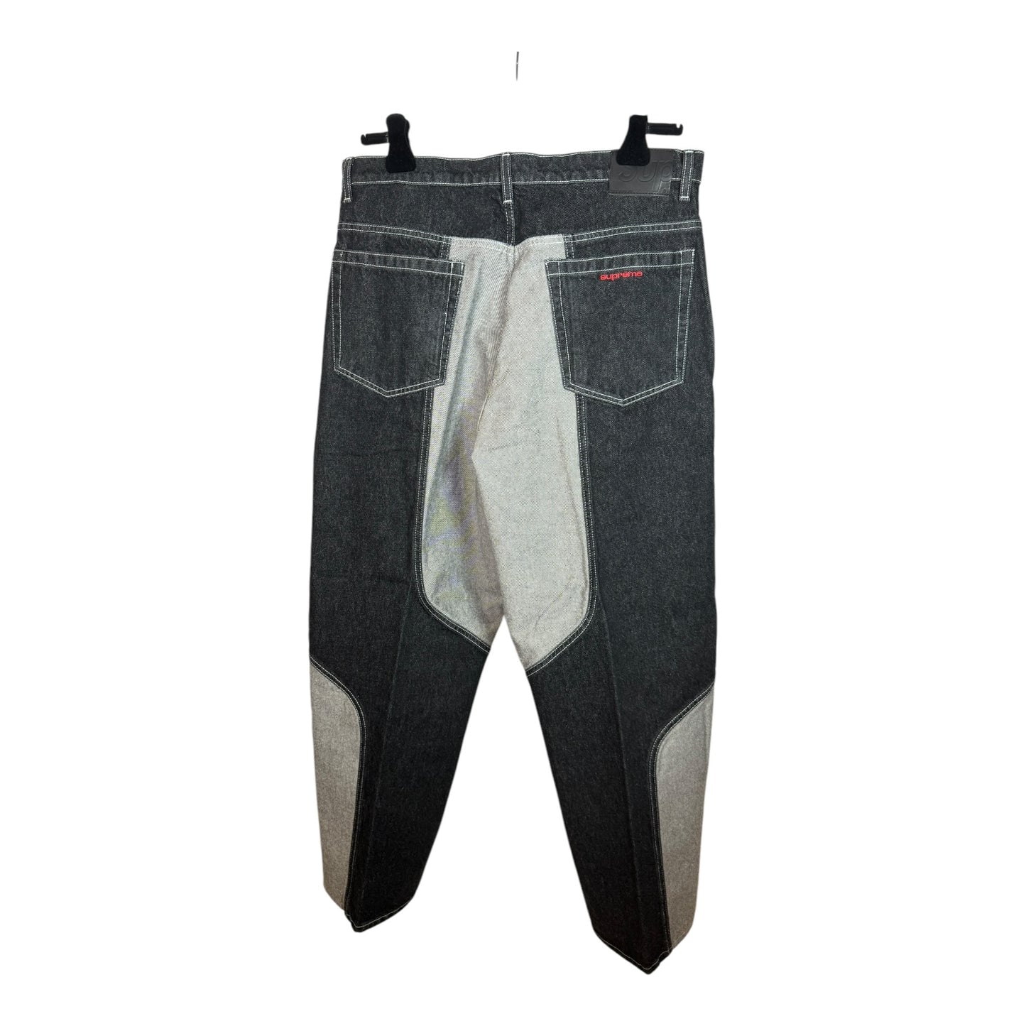 Supreme 2-Tone Paneled Baggy Jean