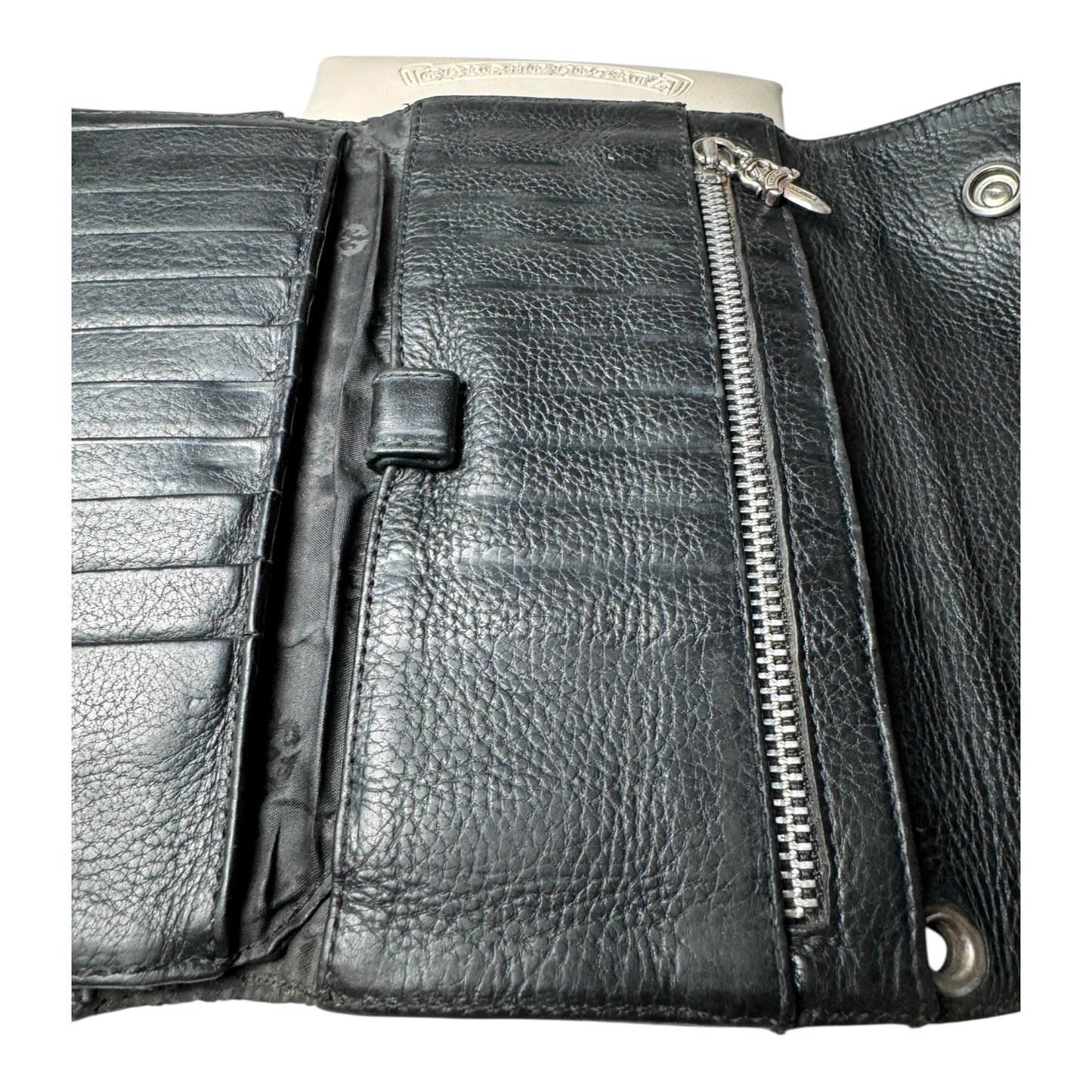 Chrome Hearts Plus Ball Snap Wave Wallet
