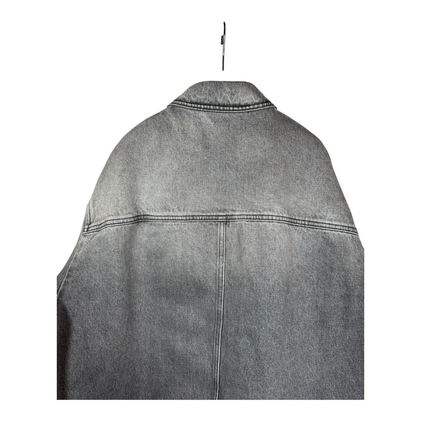 Prada Badge Denim Blouson Jacket