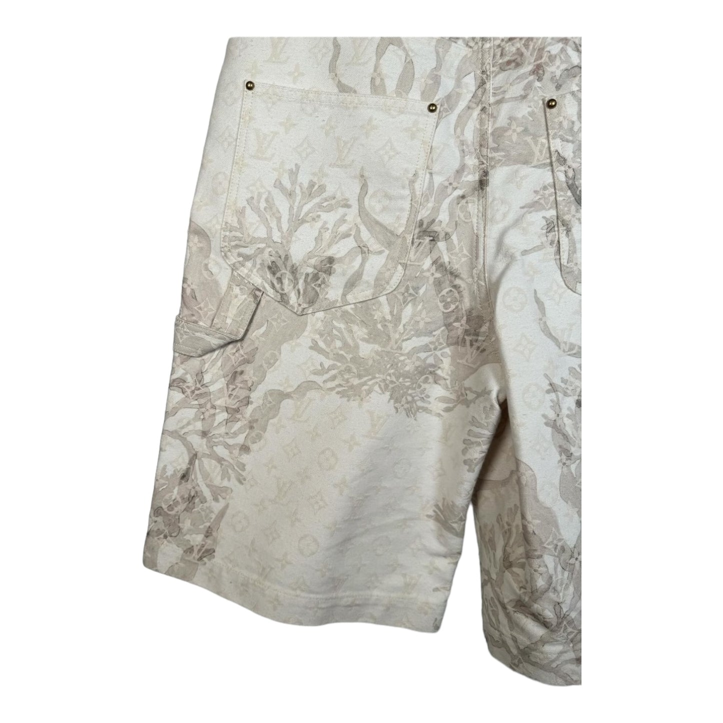 Louis Vuitton Monogram Bermuda Denim Shorts