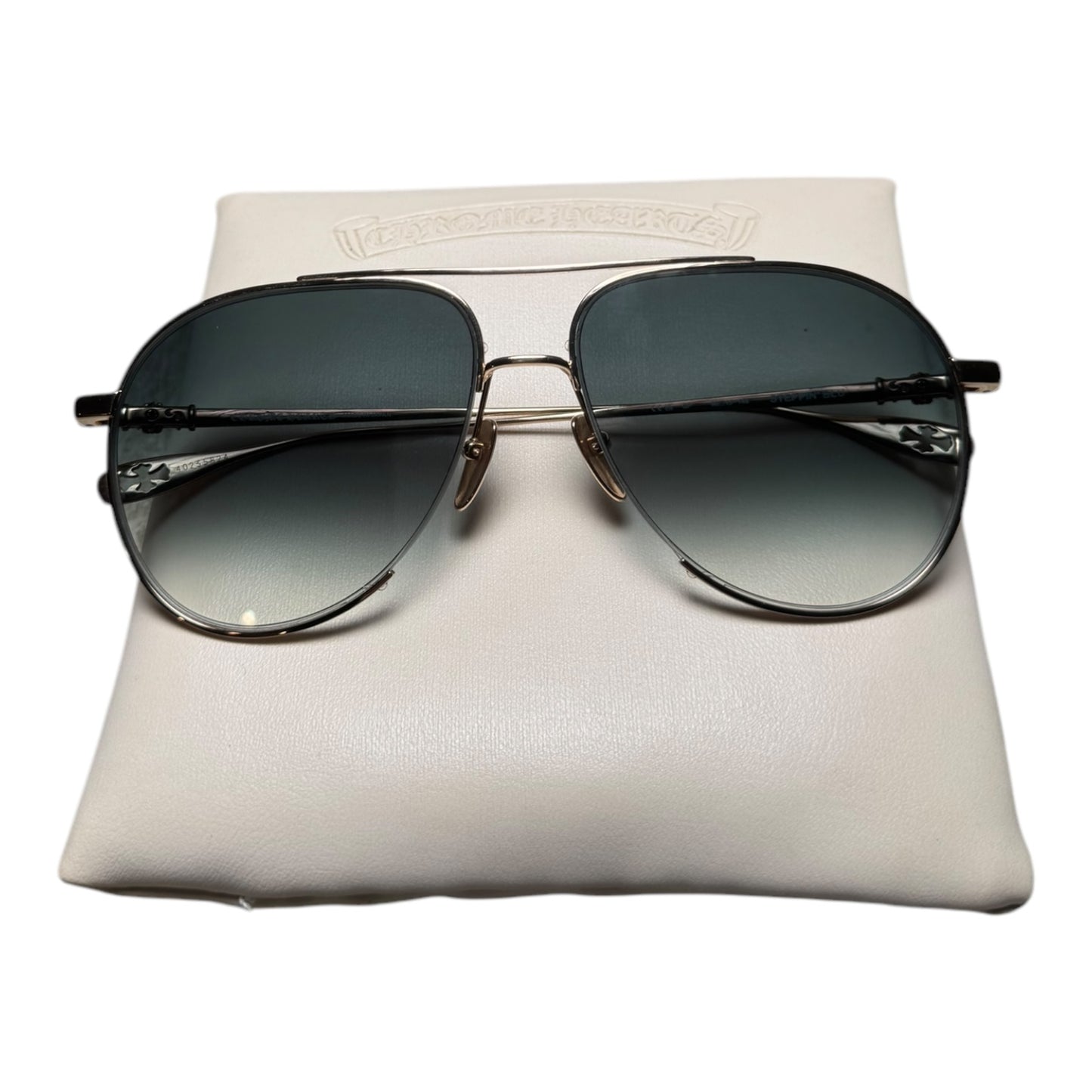 Chrome Hearts Steppin Blu Sunglasses