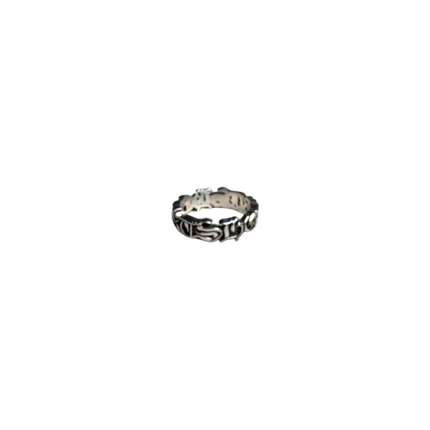 Chrome Hearts Spellout Ring