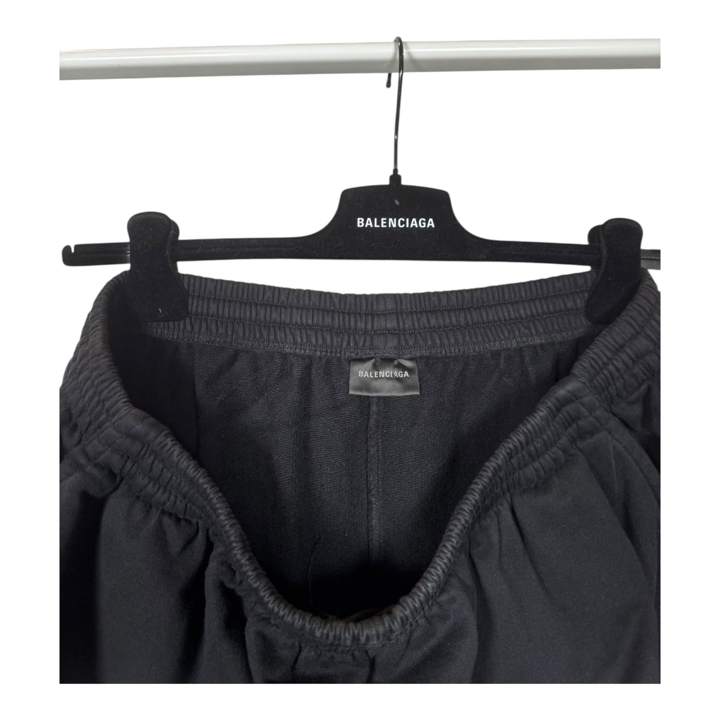 Balenciaga Embroidered Reverse Logo Sweatpants
