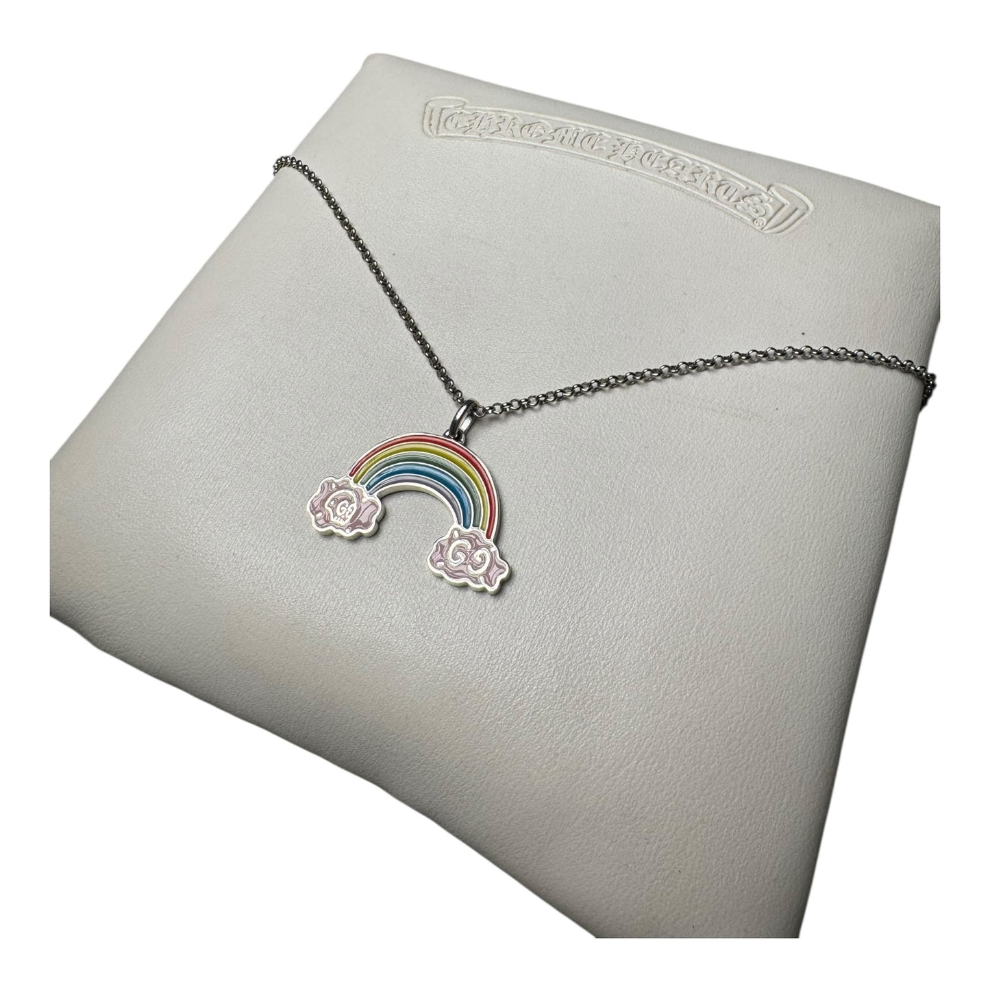 Gucci Ghost Rainbow Charm Necklace