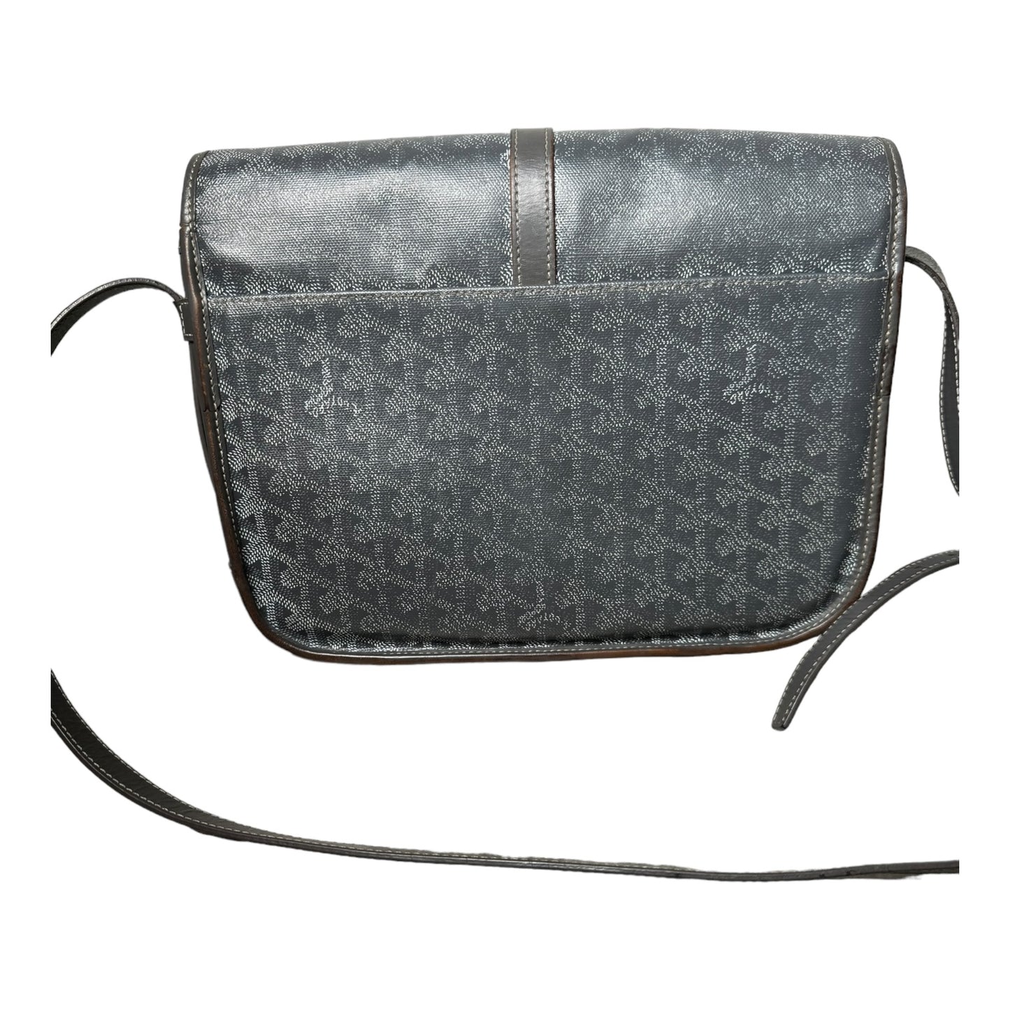 Goyard Belvedere Messenger MM Grey Crossbody Bag