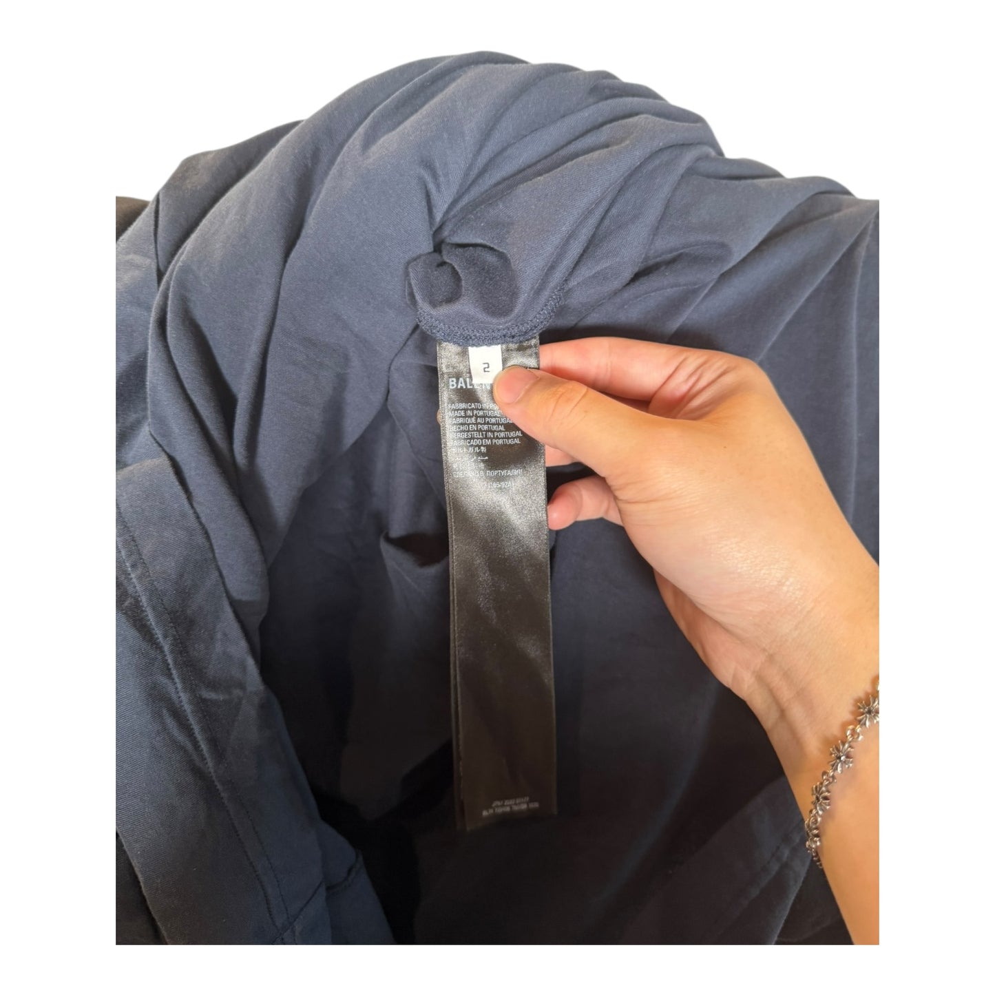 Balenciaga Layered XXXL Embroidered Hoodie