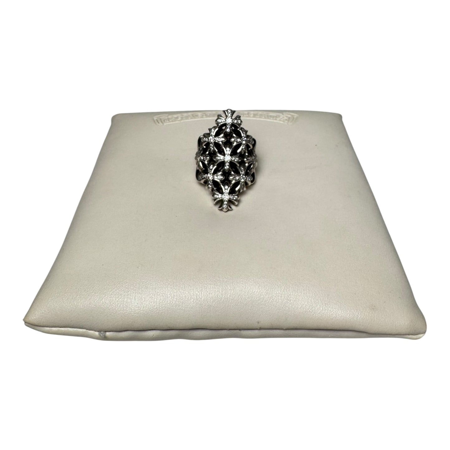 Chrome Hearts Pave Chain Maille Ring
