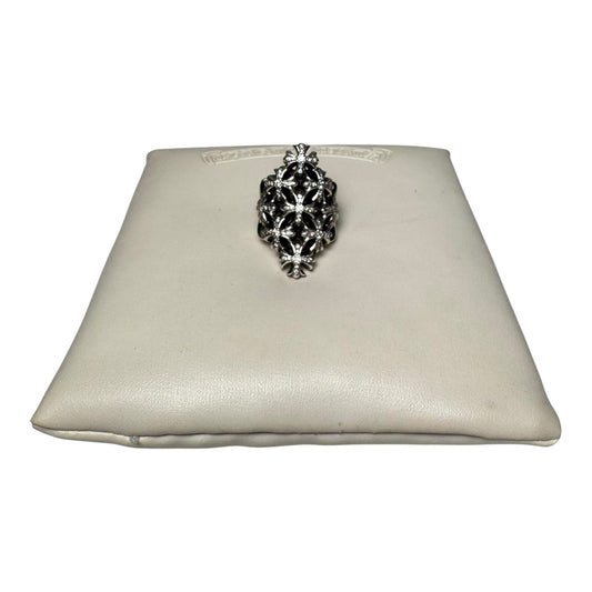 Chrome Hearts Pave Chain Maille Ring