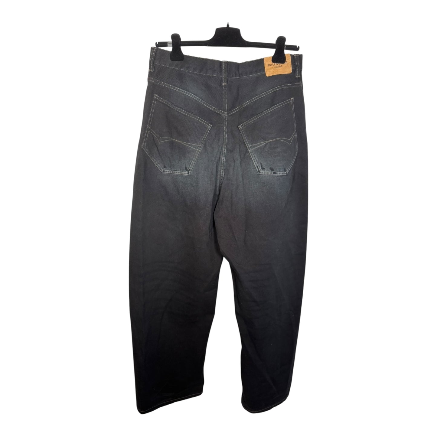 Balenciaga Distressed Baggy Denim