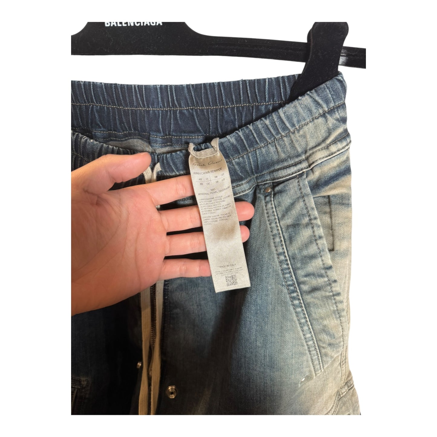 Rick Owens EDFU Mineral Pearl Jumbo Bela Cargo