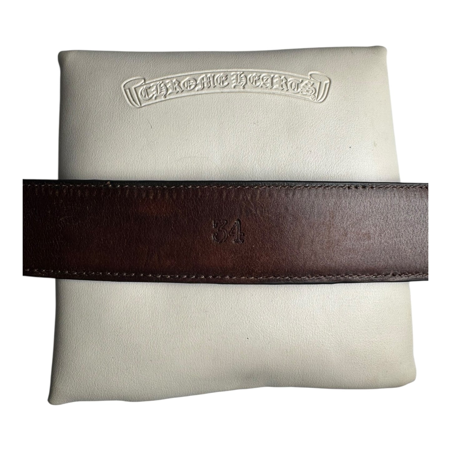 Chrome Hearts Velvet Studded Gunslinger Belt