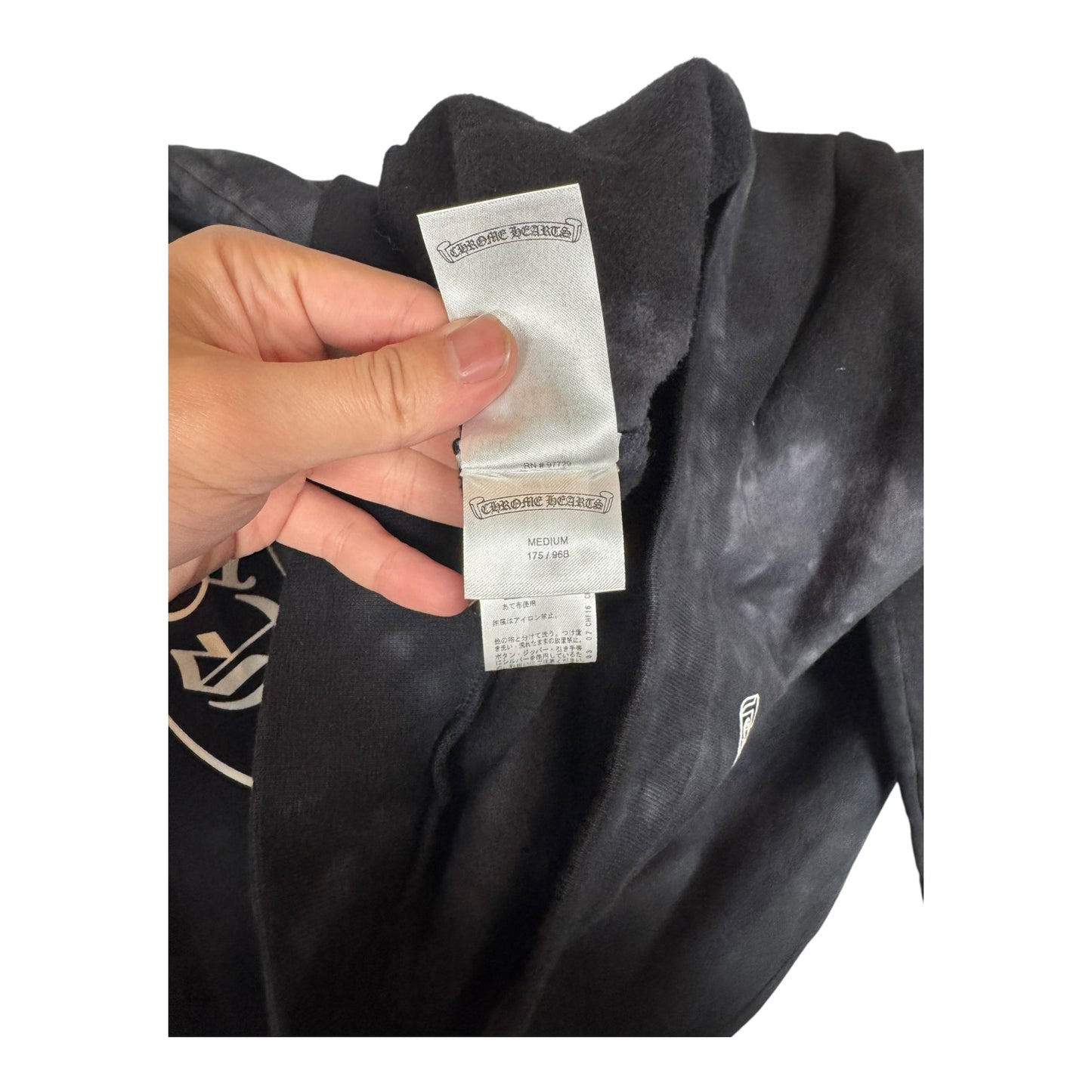 Chrome Hearts Tie Dyed Horseshoe Hoodie
