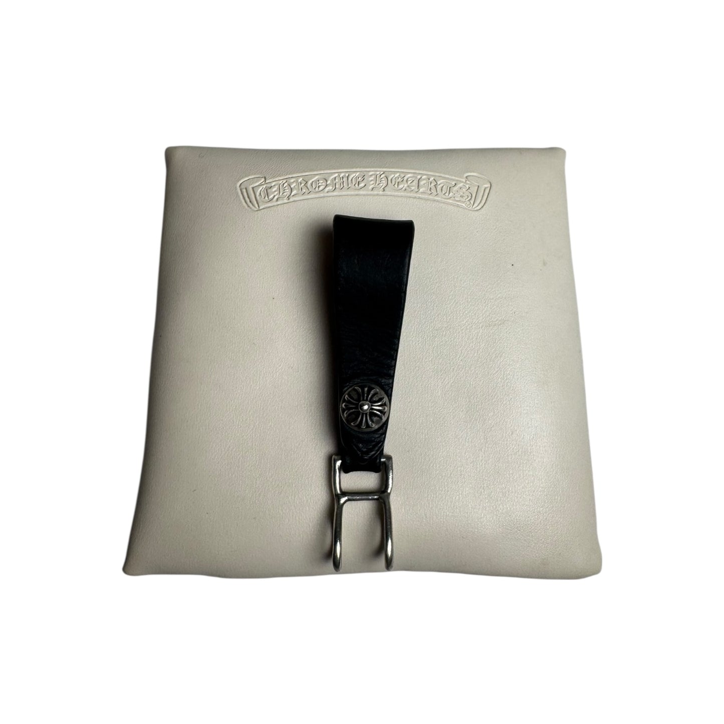 Chrome Hearts Crossball Leather Belt Loop