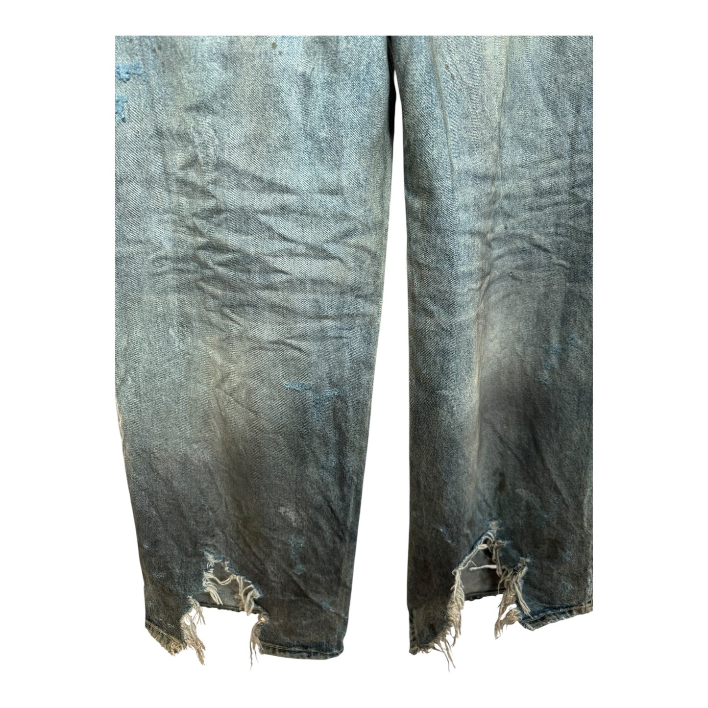 Balenciaga Destroyed Baggy Denim