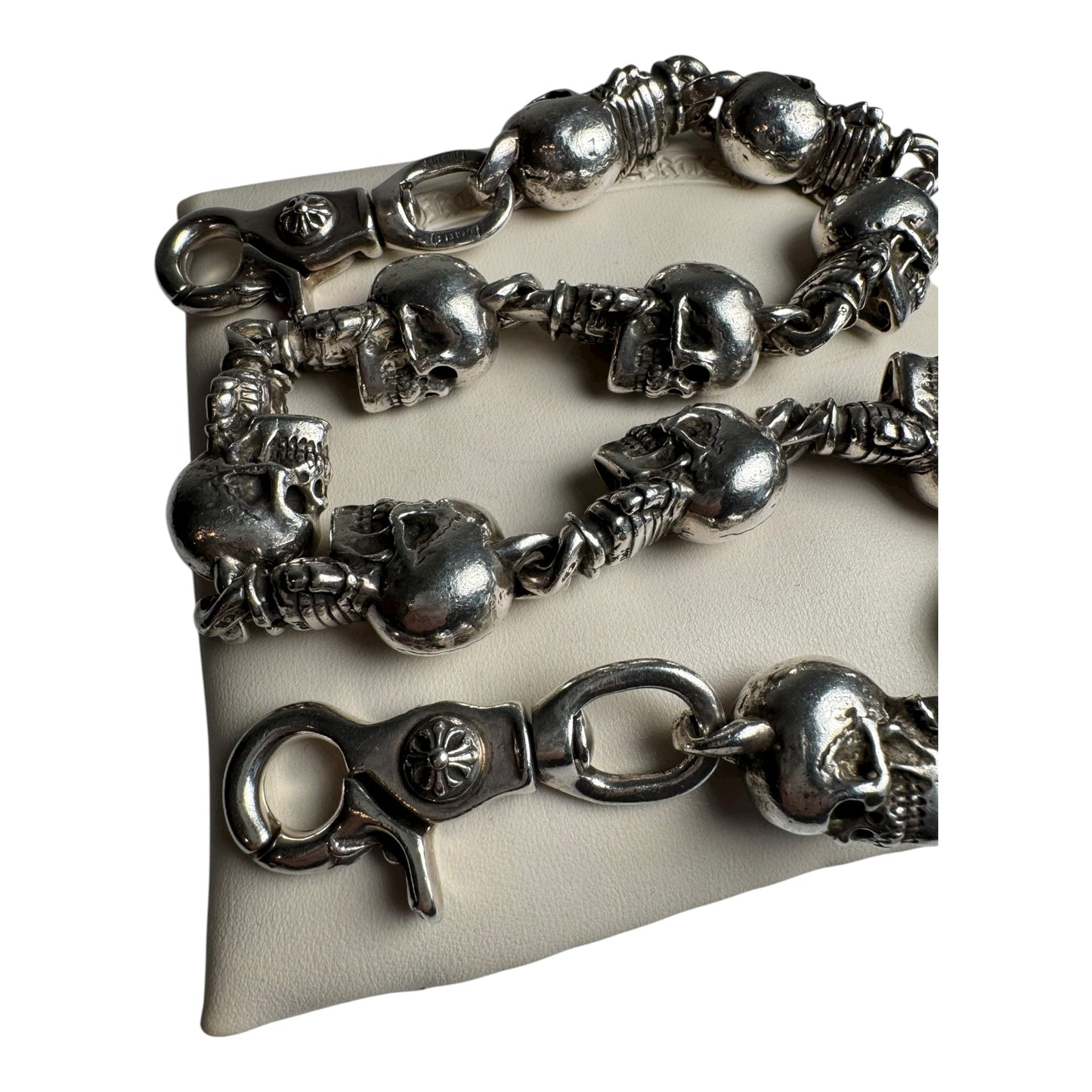 Chrome Hearts XL Foti Skull Wallet Chain