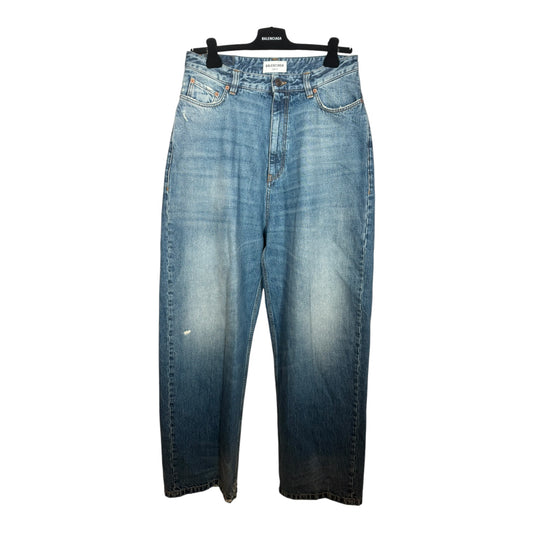 Balenciaga Lost Tape Distressed Baggy Denim