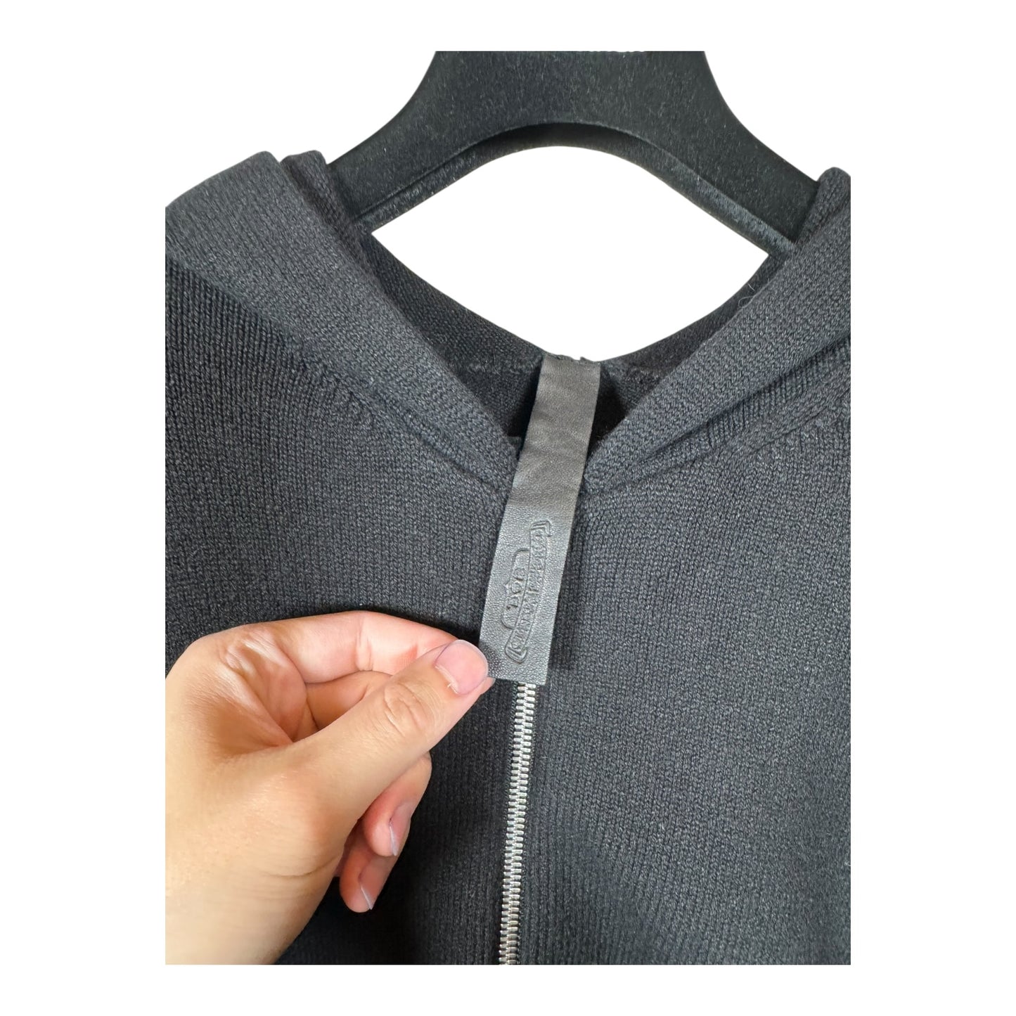 Chrome Hearts Cashmere Triple Cross Zip-Up Hoodie