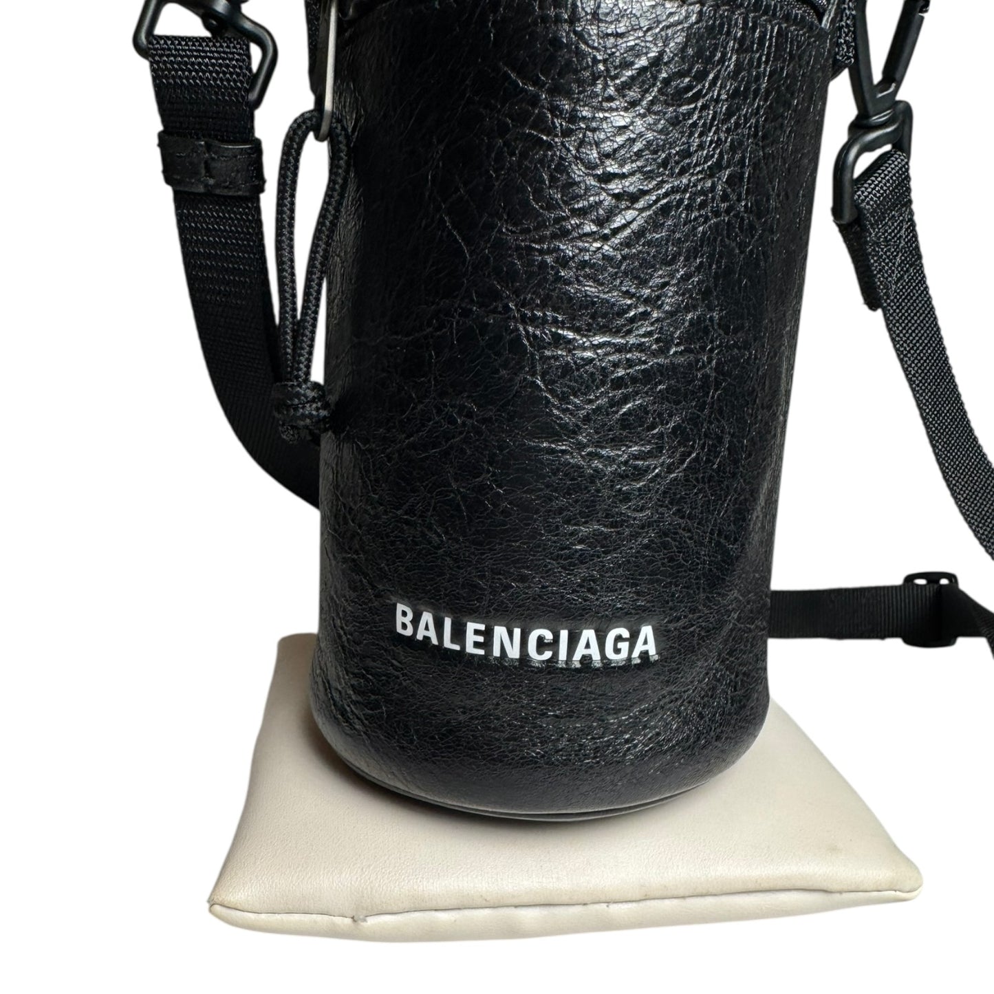 Balenciaga Leather Water Bottle Holder