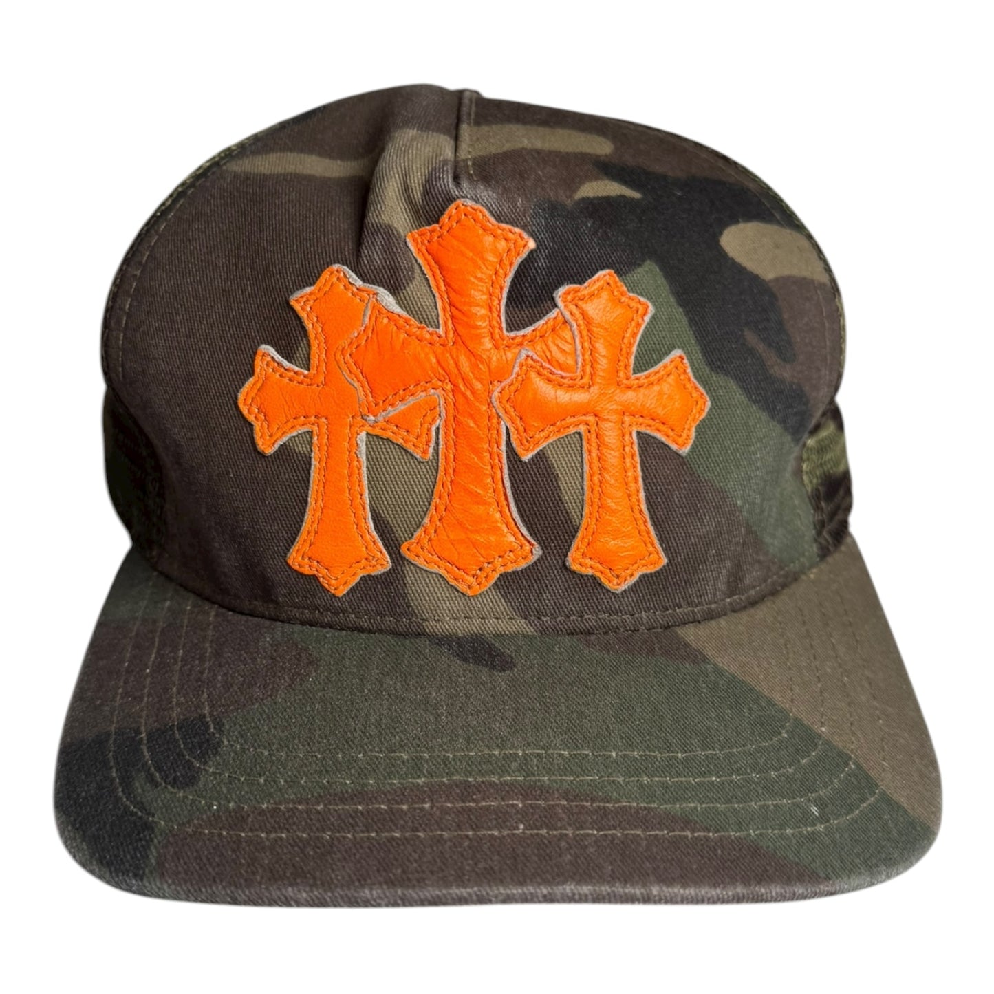Chrome Hearts Triple Leather Cross Hat
