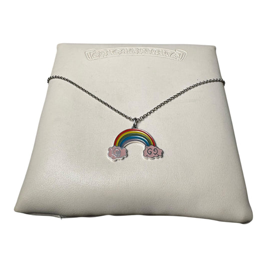 Gucci Ghost Rainbow Charm Necklace