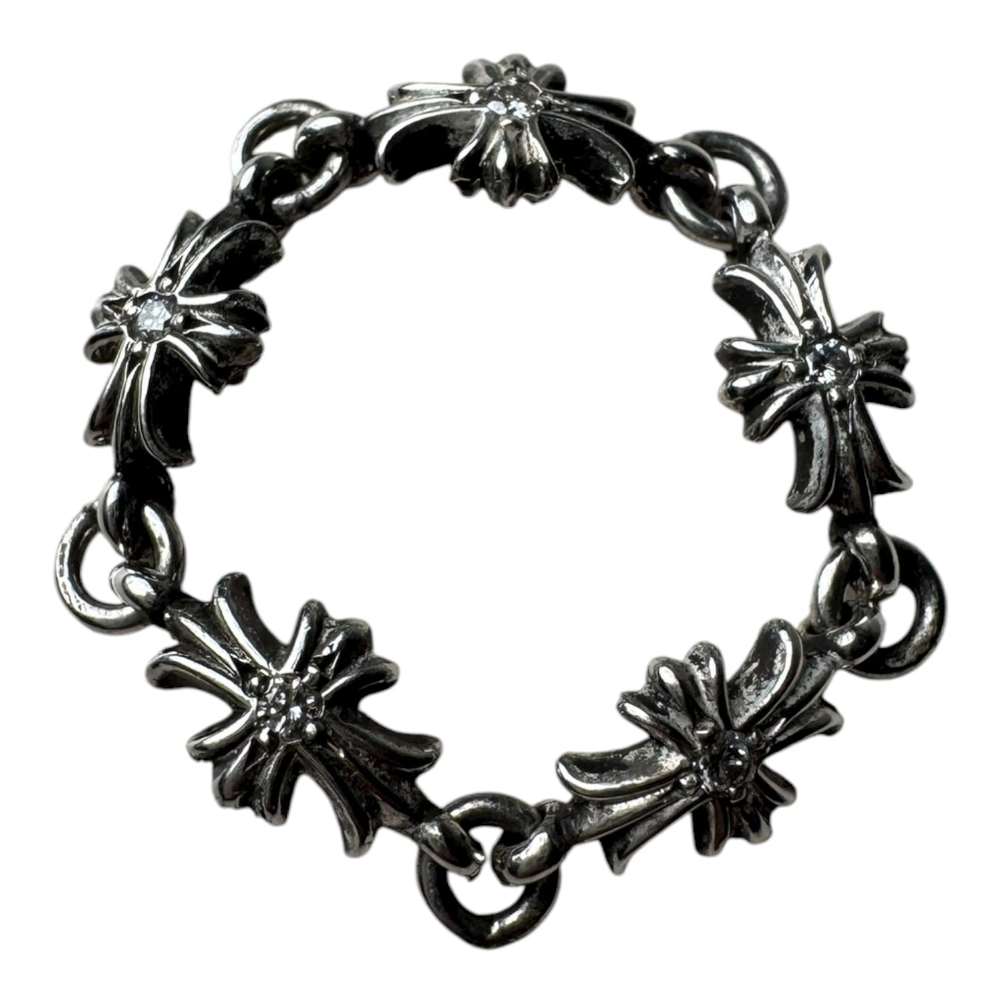 Chrome Hearts Pave Tiny E Ring