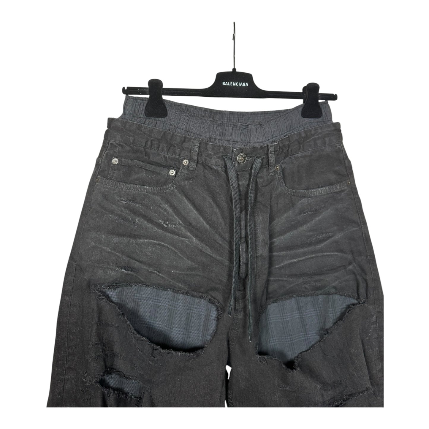 Balenciaga Double Waisted Pyjama Pants