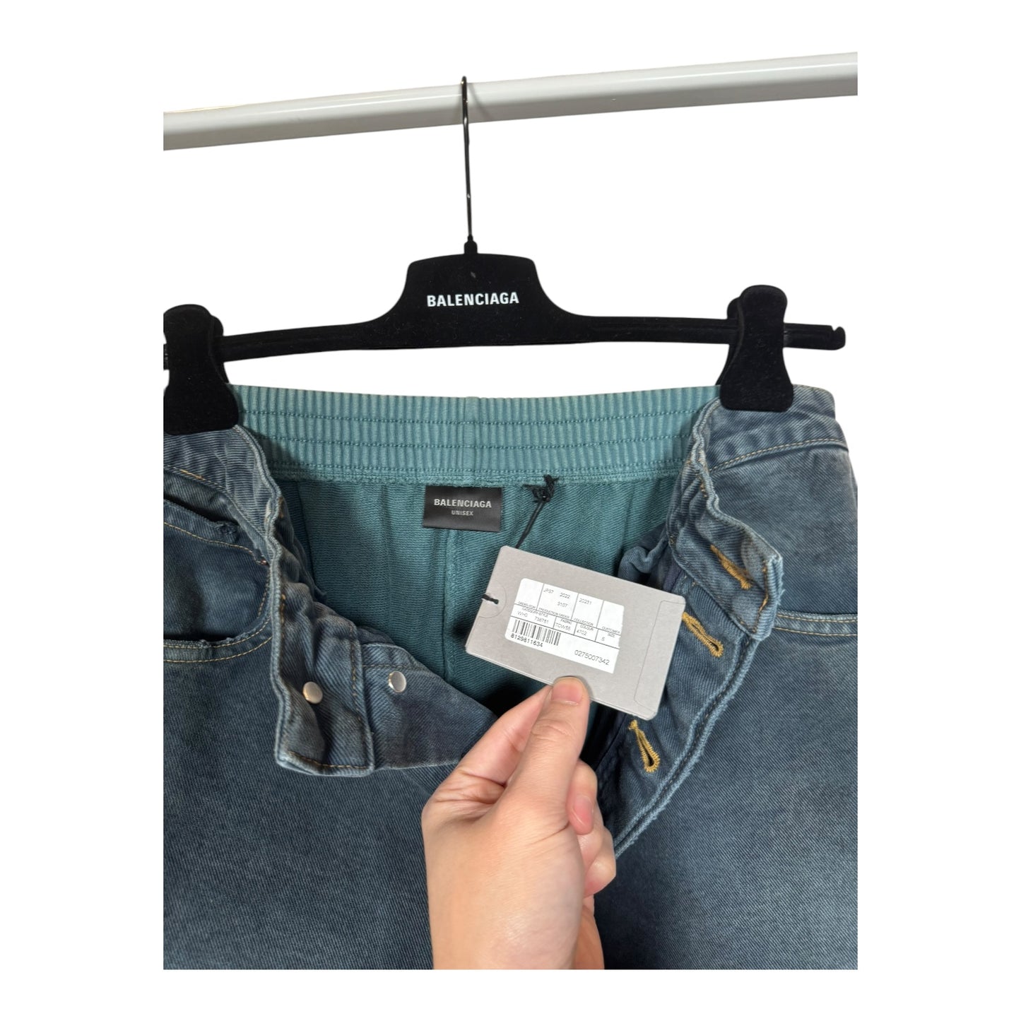 Balenciaga Hybrid Sweatpants Denim