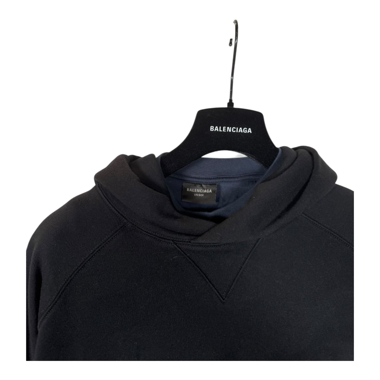 Balenciaga Layered XXXL Embroidered Hoodie