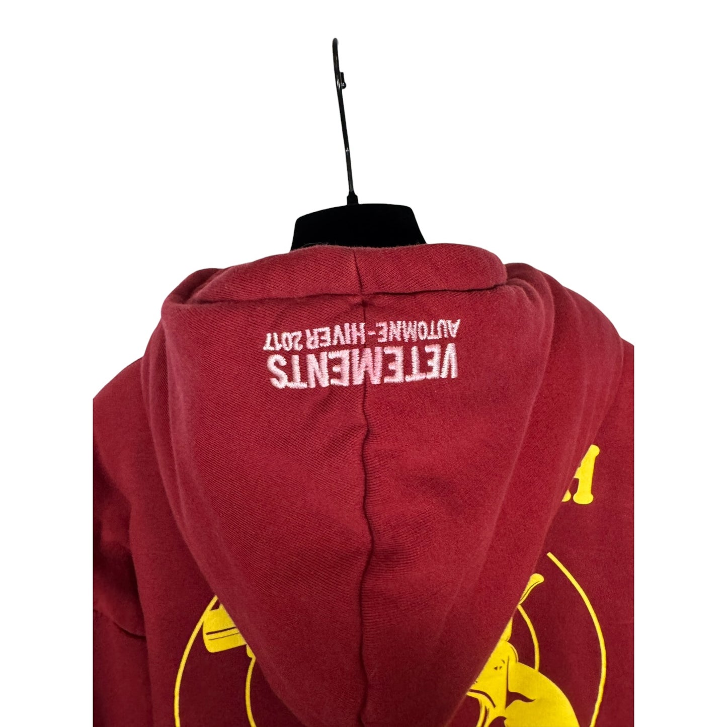 Vetements TFD Heavy Zip-Up Hoodie