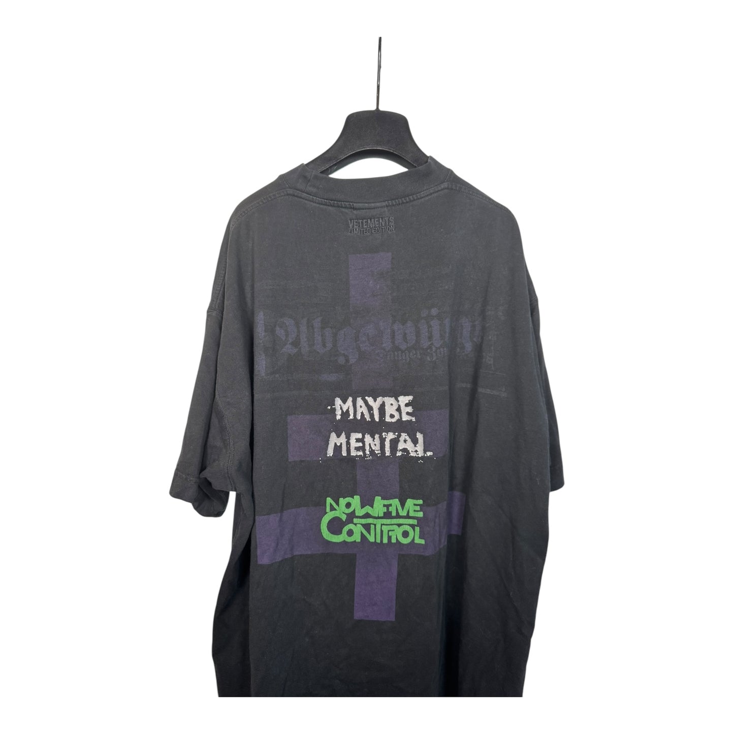 Vetements Maybe Mental T-Shirt