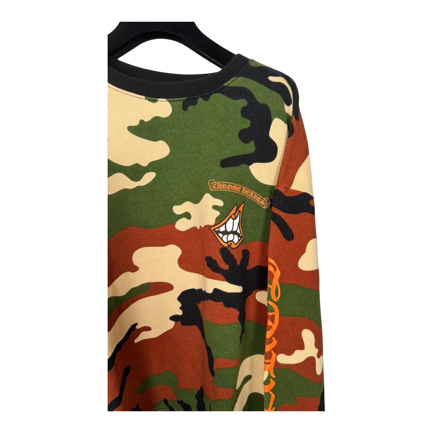 Chrome Hearts Camo Matty Boy Crewneck
