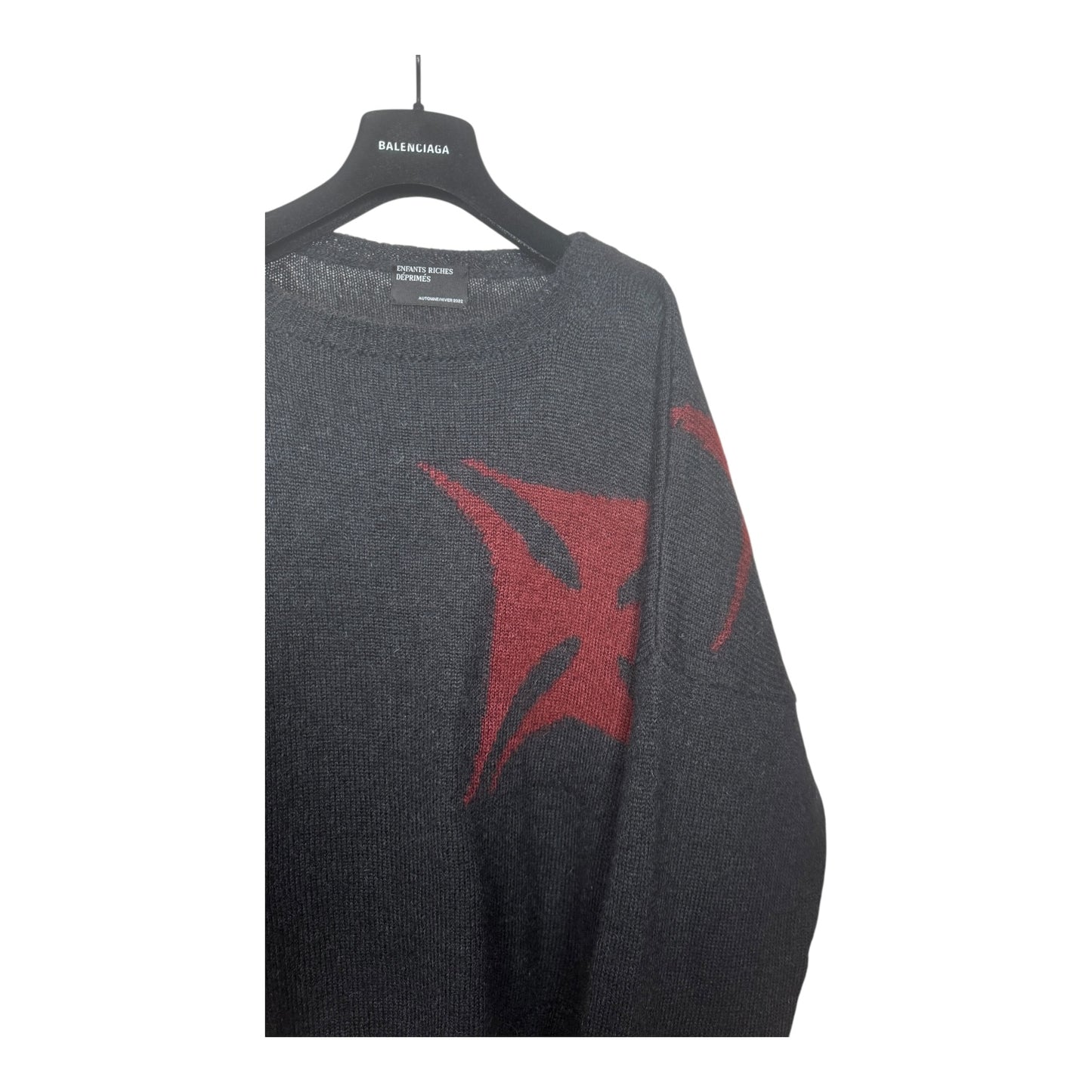 Enfants Riches Déprimés Cross Mohair Sweater