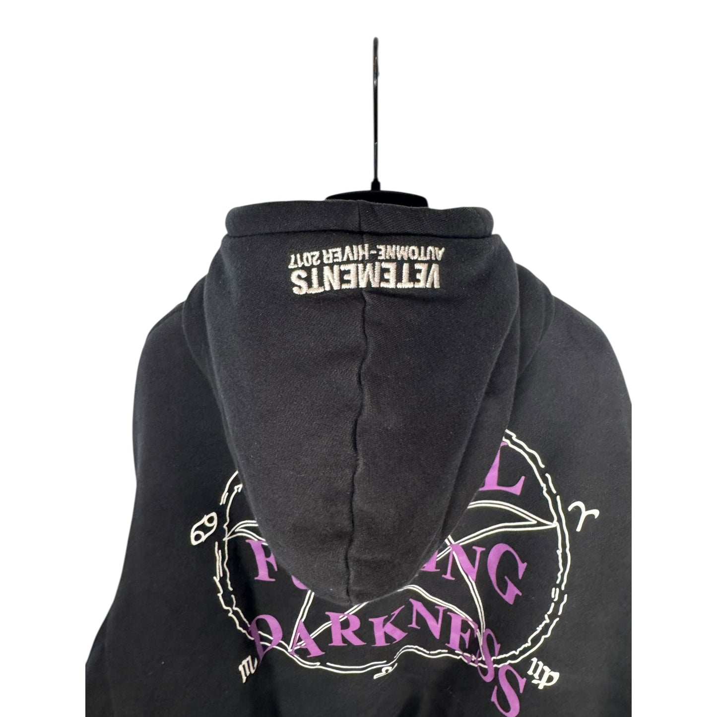 Vetements TFD Heavy Zip-Up Hoodie