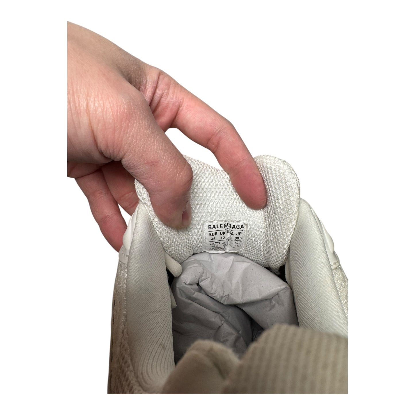 Balenciaga White X-Pander Sneakers