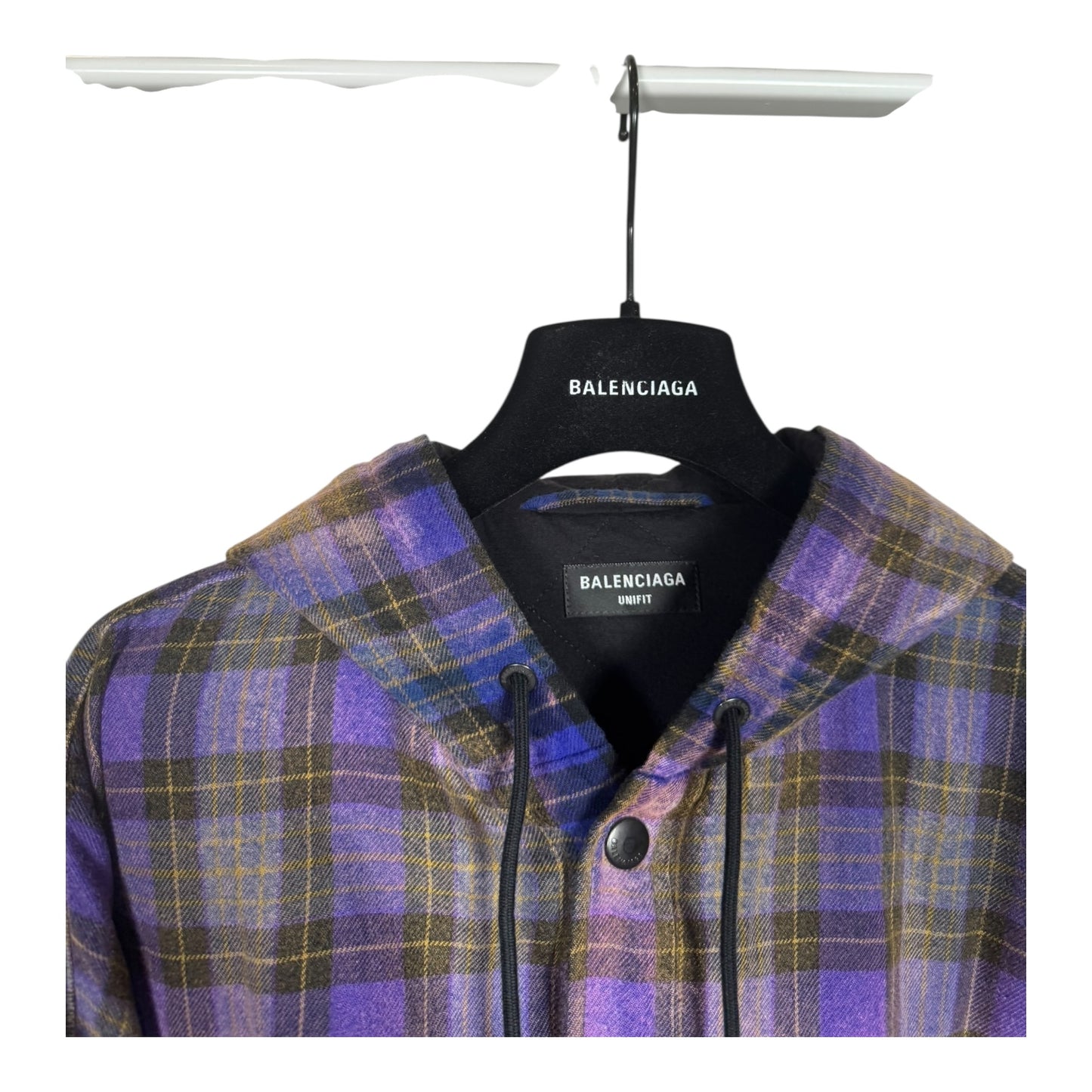 Balenciaga Padded Flannel Jacket