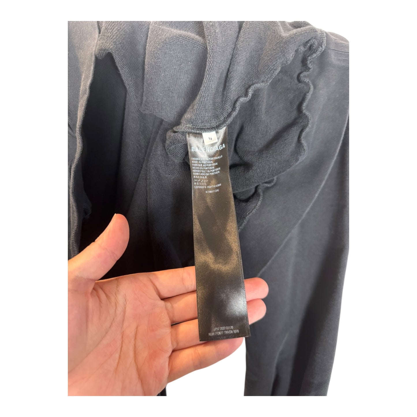 Balenciaga XXXL Embroidered Hoodie