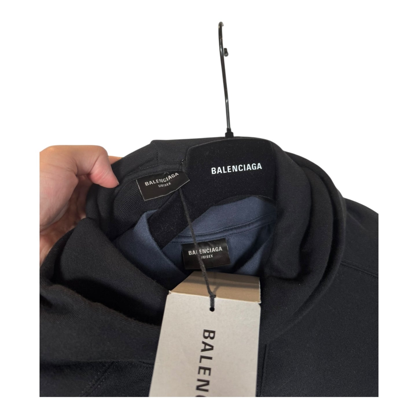 Balenciaga Layered XXXL Embroidered Hoodie