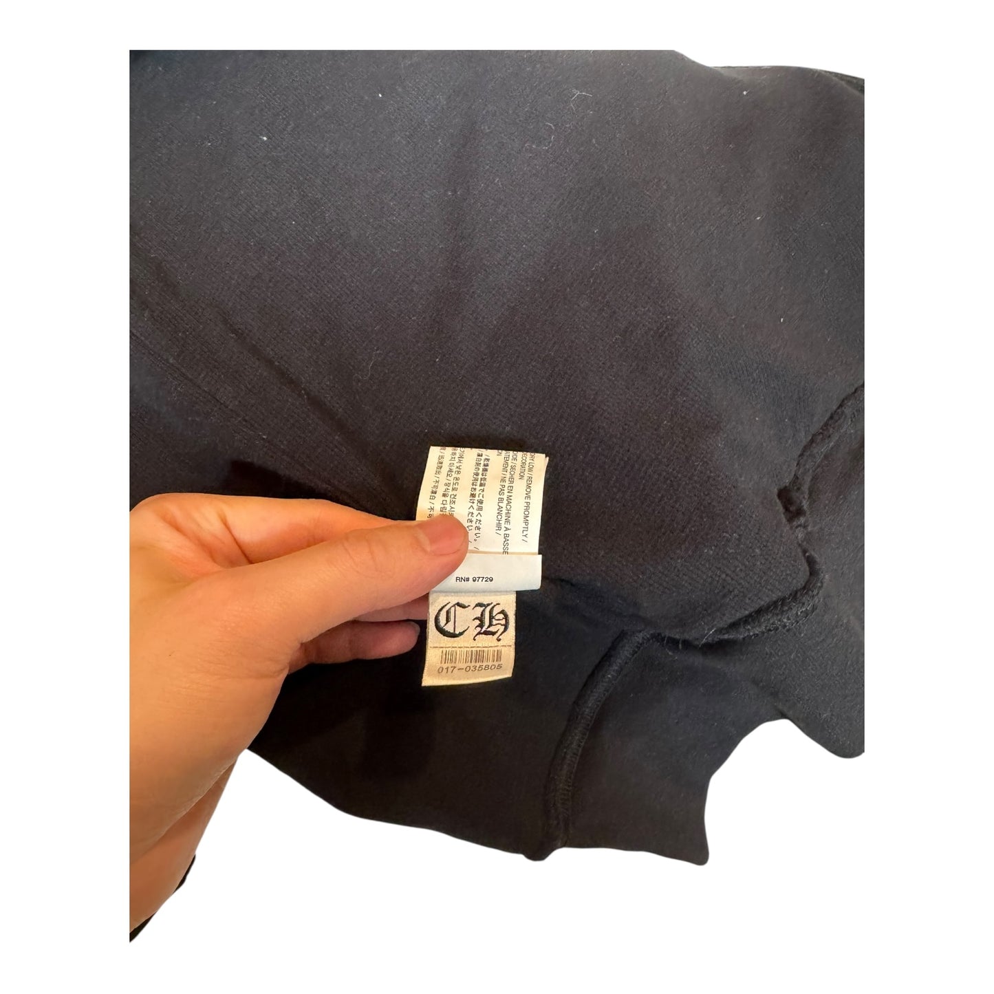 Chrome Hearts Thermal Floral Horseshoe Zip-Up