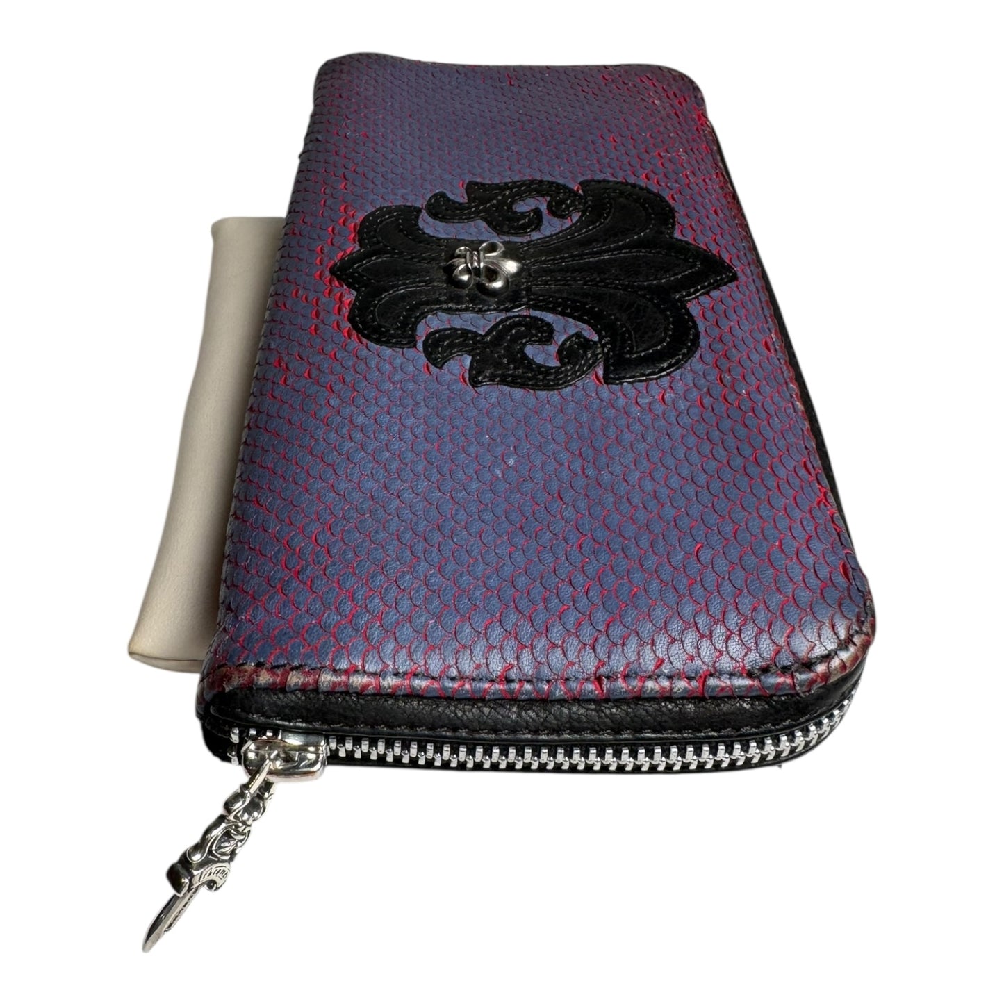 Chrome Hearts Rec F Fleur Zip Wallet