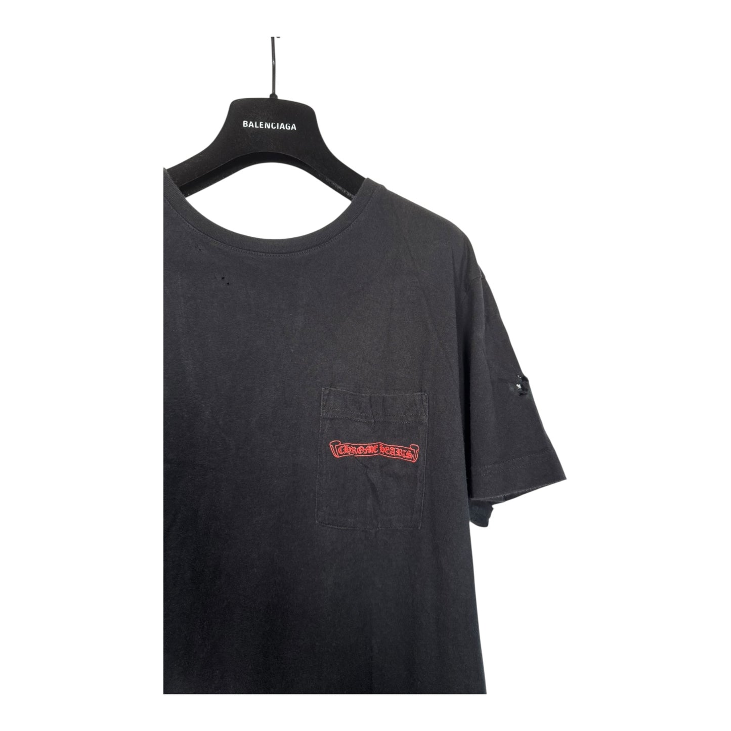 Chrome Hearts Red Scroll Pocket T-Shirt