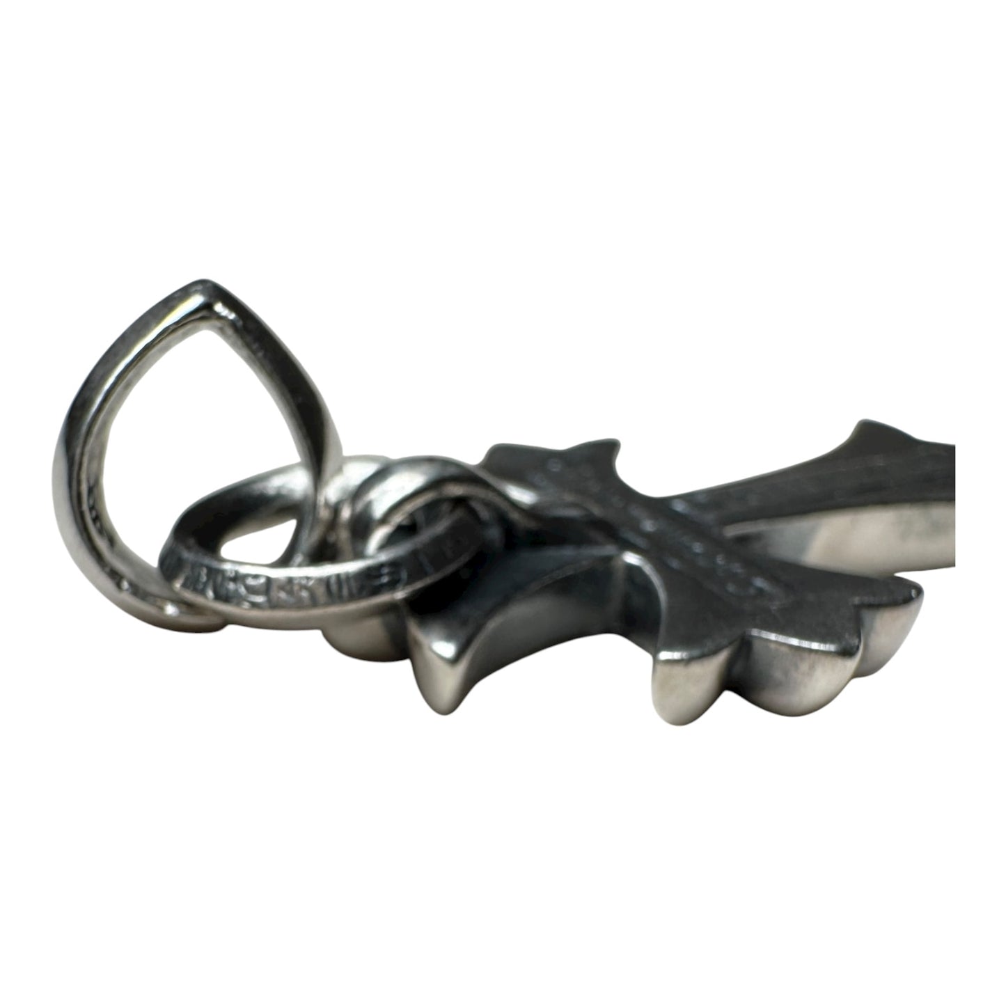 Chrome Hearts Pave CH Cross Pendant